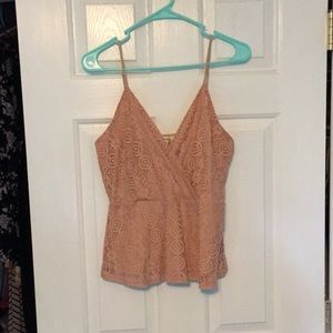Lace tank top